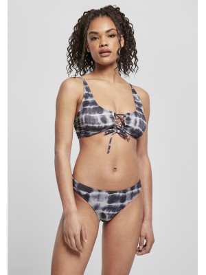 Бански костюм от две части Urban Classics Lace Up Tie Dye 