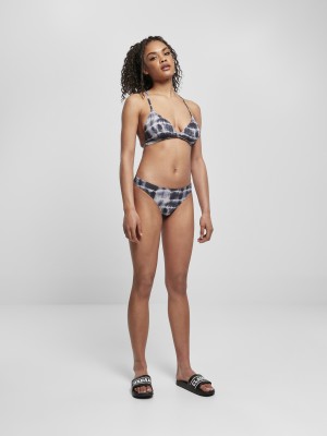 Бански костюм от две части Urban Classics Tie Dye Triangle 