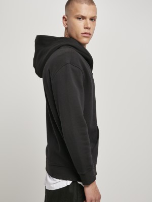 Мъжки суичър в черен цвят Urban Classics от органичен памук 