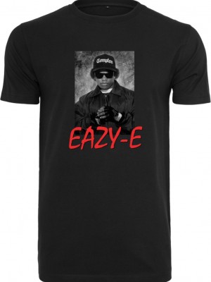 Мъжка тениска в черен цвят Mister Tee Eazy E Logo 