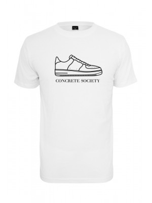 Мъжка тениска в бял цвят Mister Tee Concrete Society 