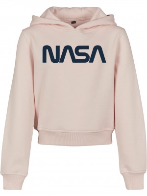 Детски суичър в розов цвят Mister Tee Kids NASA