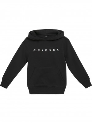 Детски суичър в черен цвят Mister Tee Kids Friends Hoody