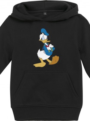 Детски суичър в черен цвят Mister Tee Kids Donald Duck Pose 