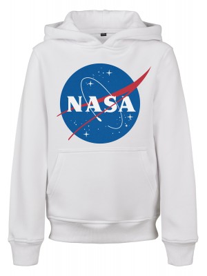 Детски суичър в бял цвят Mister Tee Kids NASA Insignia