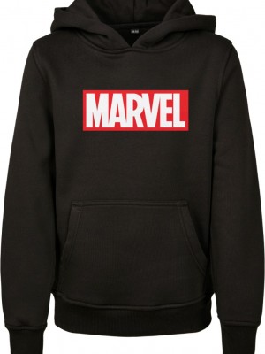 Детски суичър в черен цвят Mister Tee Kids Marvel Logo  