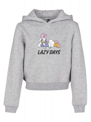 Детски суичър в сив цвят Mister Tee Kids Daisy Duck Lazy 