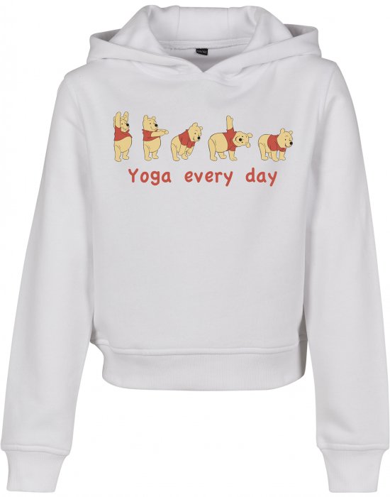 Детски суичър в бял цвят Mister Tee Kids Yoga Every Day, Mister Tee, Деца - Complex.bg