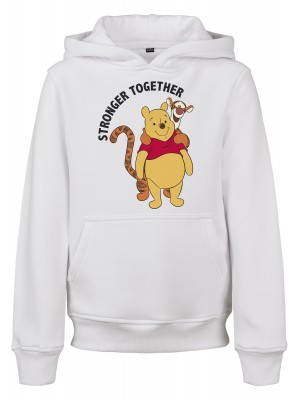 Детски суичър в бял цвят Mister Tee Kids Stronger Together 