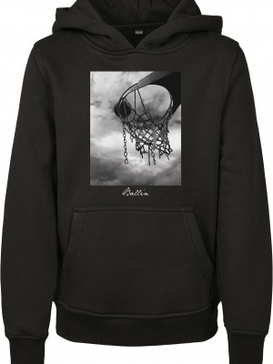 Детски суичър в черен цвят Mister Tee Kids Ballin 2.0 
