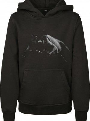 Детски суичър в черен цвят Mister Tee Kids Puma Pose 