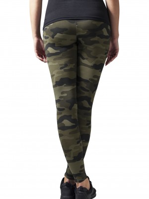 Дамски спортен камуфлажен клин Urban Classics wood camo Дамски спортен камуфлажен клин Urban Classics wood camo