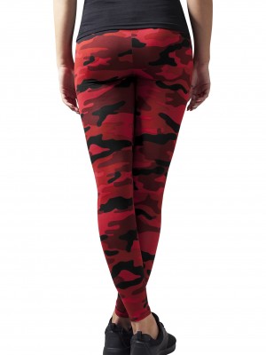 Дамски спортен камуфлажен клин Urban Classics red camo Дамски спортен камуфлажен клин Urban Classics red camo