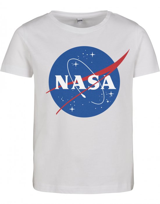 Детска тениска в бял цвят Mister Tee Kids NASA Insignia Short Sleeve, Mister Tee, Деца - Complex.bg