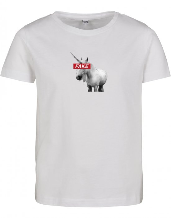 Детска тениска в бял цвят Mister Tee Kids Fake Unicorn, Mister Tee, Деца - Complex.bg