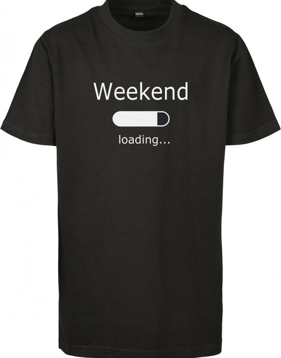 Детска тениска в черен цвят Mister Tee Kids Weekend Loading 2.0, Mister Tee, Деца - Complex.bg