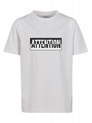 Детска тениска в бял цвят Mister Tee Kids Attention