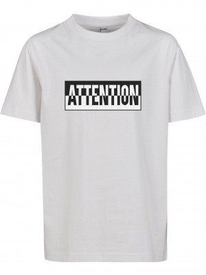 Детска тениска в бял цвят Mister Tee Kids Attention