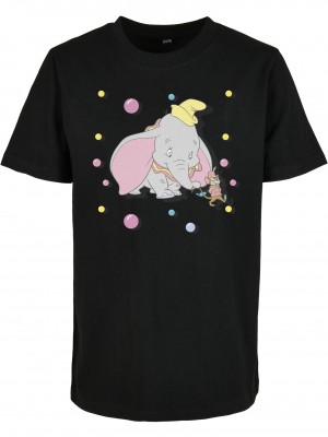 Детска тениска в черен цвят Mister Tee Kids Dumbo Fun