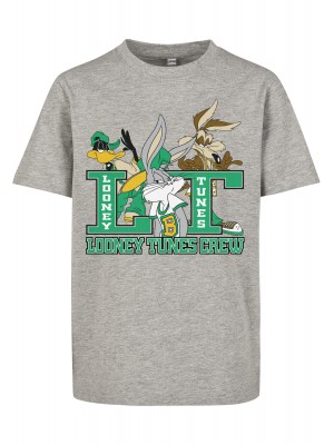 Детска тениска в сив цвят Mister Tee Kids Looney Tunes Crew 