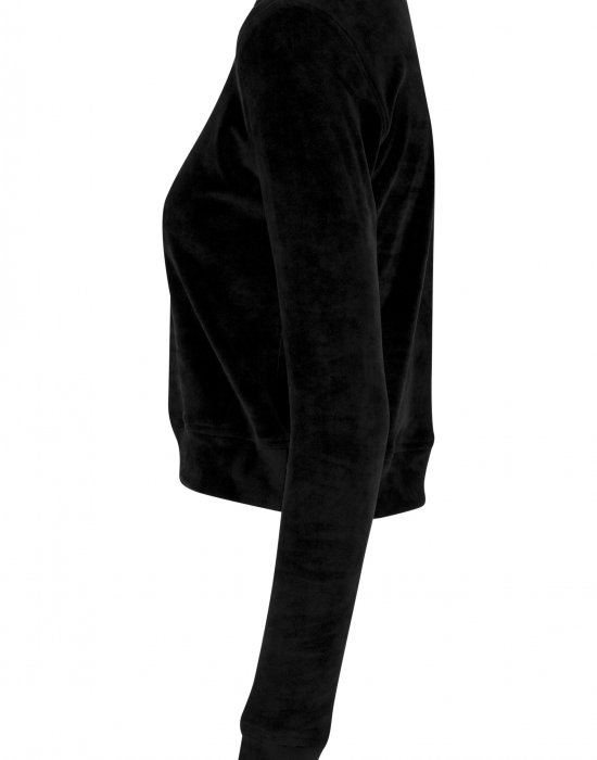 Дамска кадифена блуза в черен цвят Urban Classics, Urban Classics, Блузи - Complex.bg
