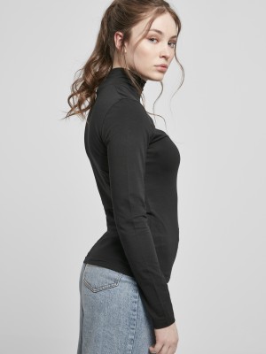 Дамско поло с отворено деколте Urban Classics Ladies Cut-Out Turtleneck Longsleeve 