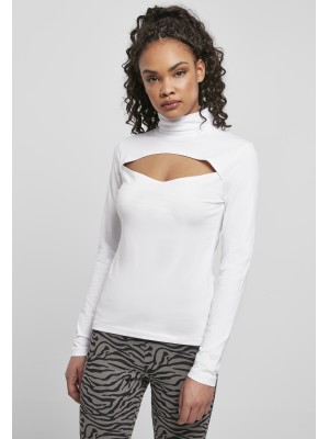 Дамско поло с отворено деколте Urban Classics Ladies Cut-Out Turtleneck Longsleeve