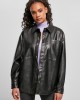 Дамска риза от изкуствена кожа Urban Classics Ladies Faux Leather Overshirt, Urban Classics, Жилетки - Complex.bg