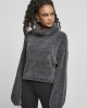 Дамски къс пуловер в сив цвят Urban Classics Ladies Short Chenille Turtleneck Sweater, Urban Classics, Блузи - Complex.bg