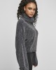 Дамски къс пуловер в сив цвят Urban Classics Ladies Short Chenille Turtleneck Sweater, Urban Classics, Блузи - Complex.bg