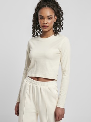 Дамска блуза в пясъчен цвят Urban Classics от органичен памук