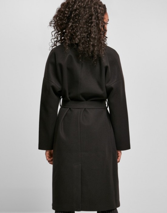 Дамско палто в черен цвят Urban Classics Ladies Oversized Classic Coat, Urban Classics, Якета - Complex.bg