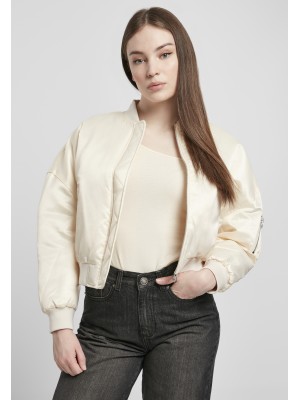 Дамски бомбър в пясъчен сатен Urban Classics