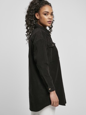 Дамска риза в черен цвят Urban Classics 