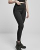 Дамски клин в черен цвят Urban Classics Ladies Highwaist Shiny Stripe Leggings, Urban Classics, Клинове - Complex.bg