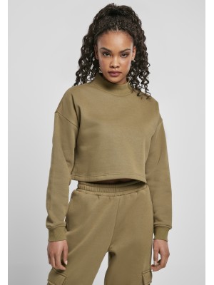 Дамска блуза в масленозелен цвят Urban Classics 