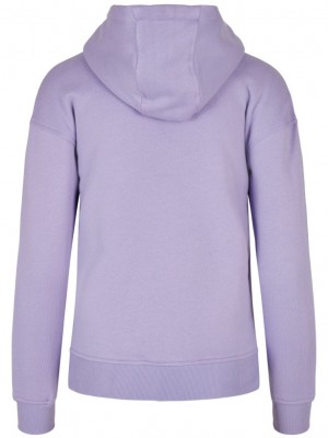 Дамски суичър в цвят лавандула Urban Classics от органичен памук