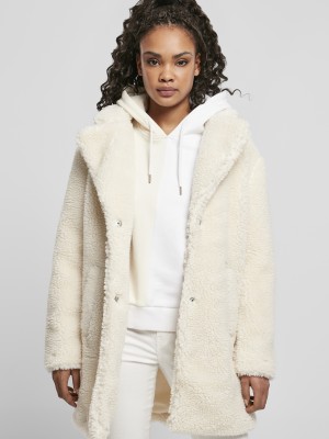 Дамско палто в пясъчен цвят Urban Classics  Дамско палто в пясъчен цвят Urban Classics