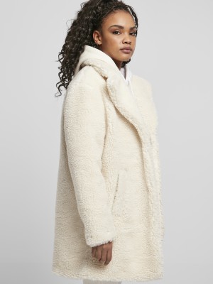 Дамско палто в пясъчен цвят Urban Classics  Дамско палто в пясъчен цвят Urban Classics