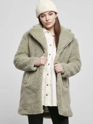 Дамско палто в цвят светла маслина Urban Classics  Дамско палто в цвят светла маслина Urban Classics
