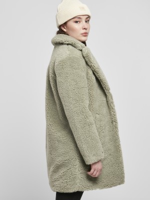Дамско палто в цвят светла маслина Urban Classics  Дамско палто в цвят светла маслина Urban Classics
