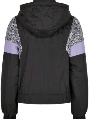 Дамско яке в черен цвят Urban Classics AOP Mixed Дамско яке в черен цвят Urban Classics AOP Mixed