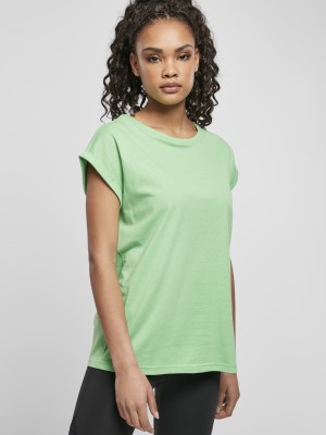 Дамска тениска в зелен цвят Urban Classics  ghostgreen 