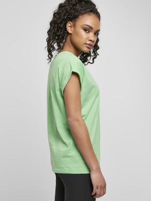 Дамска тениска в зелен цвят Urban Classics  ghostgreen 