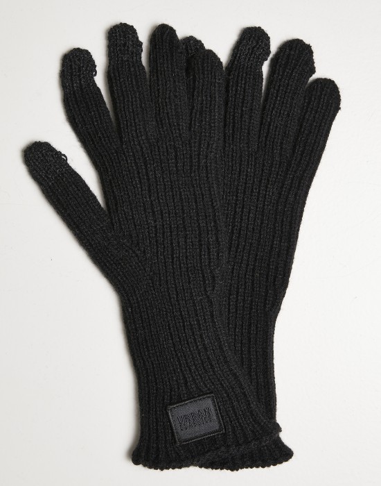 Зимни ръкавици за тъчскрийн Urban Classics в черен цвят, Urban Classics, Аксесоари - Complex.bg