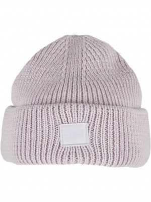 Вълнена шапка в светло лилав цвят Urban Classics