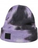 Шапка бийни в лилаво и тъмносиво Urban Classics Tie Dye Beanie, Urban Classics, Шапки бийнита - Complex.bg