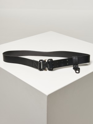 Колан имитиращ кожа в черен цвят Urban Classics