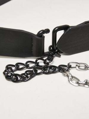 Колан от имитираща кожа с верижка Urban Classics