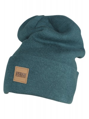 Шапка бийни в цвят тюркоаз Urban Classics 